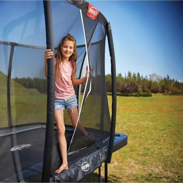 BERG Ultim Champion Trampoline FlatGround 410 Vert + AeroWall BLK&GRY – Image 5