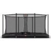 BERG inground trampoline rectangulaire Favorit gris 410 cm + filet de sécurité