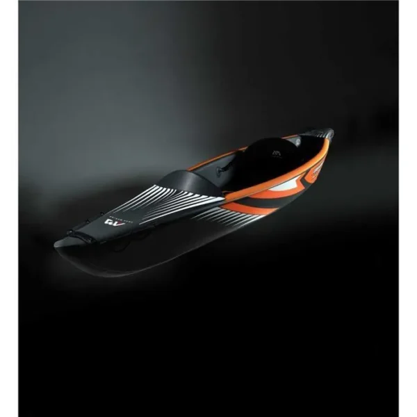 Kayak Gonflable 1 place AQUA MARINA Tomahawk AIR-K 375 Blanc Adulte – Image 3