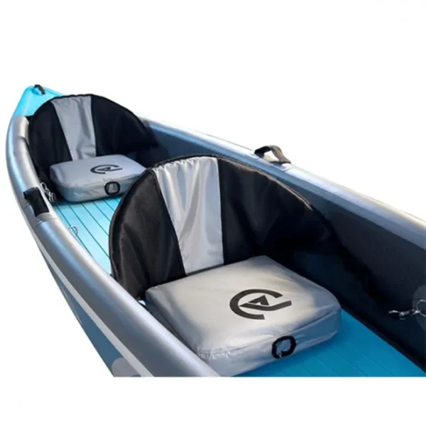 Kayak gonflable 2 places Coasto Russel - Dropstitch - Bleu - 430cm - 80cm - 200kg – Image 2