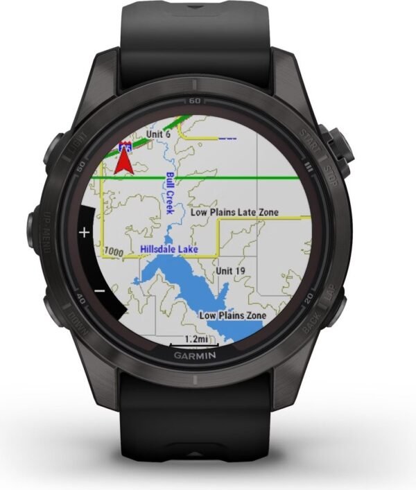Montre de Sport Garmin Fenix 7S Pro Sapphire Solar Titane – Image 3