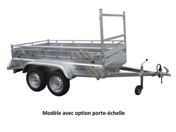 Remorque Lider Robust 39394 2 essieux- 2,50 m - 750 Kg – Image 3