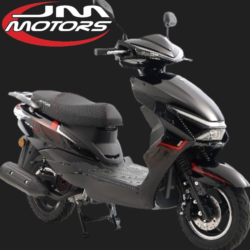 Scooter Santana Evo 125cc - Euro 5 - Noir / Rouge