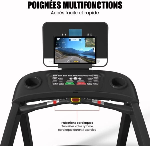 Tapis de course professionnel - 24km/h - CARE - ZEPHYR – Image 3