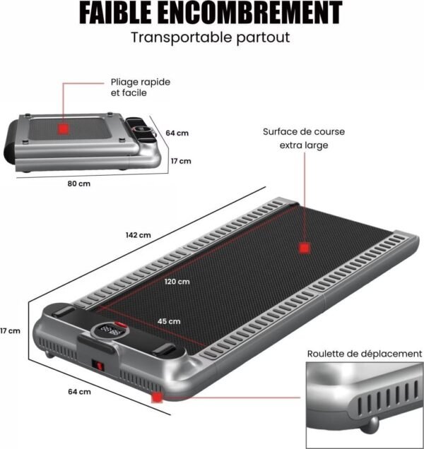 Tapis de marche Care Fitness - CT-910 – Image 2