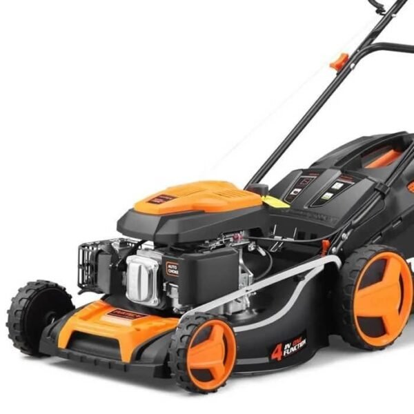 Tondeuse thermique autotractée 51cm 196cm3 - FUXTEC FX-RM5196 - Éjection bac 60L, latérale ou mulching – Image 2