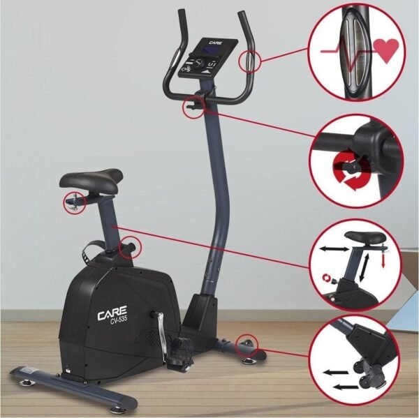 Vélo d'appartement Care Fitness CV-535-2 - motorisé – Image 3