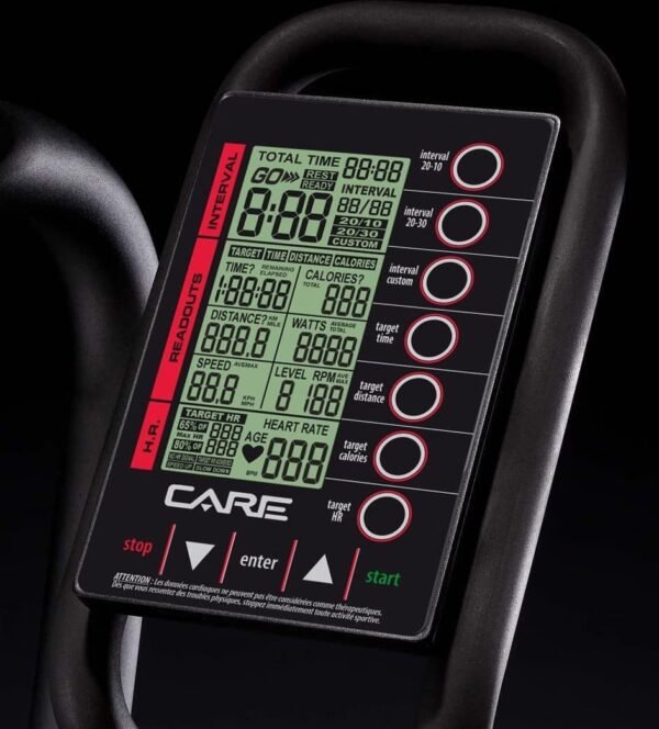 Vélo elliptique Care Fitness - CROSSAIR-MAG C2 – Image 2